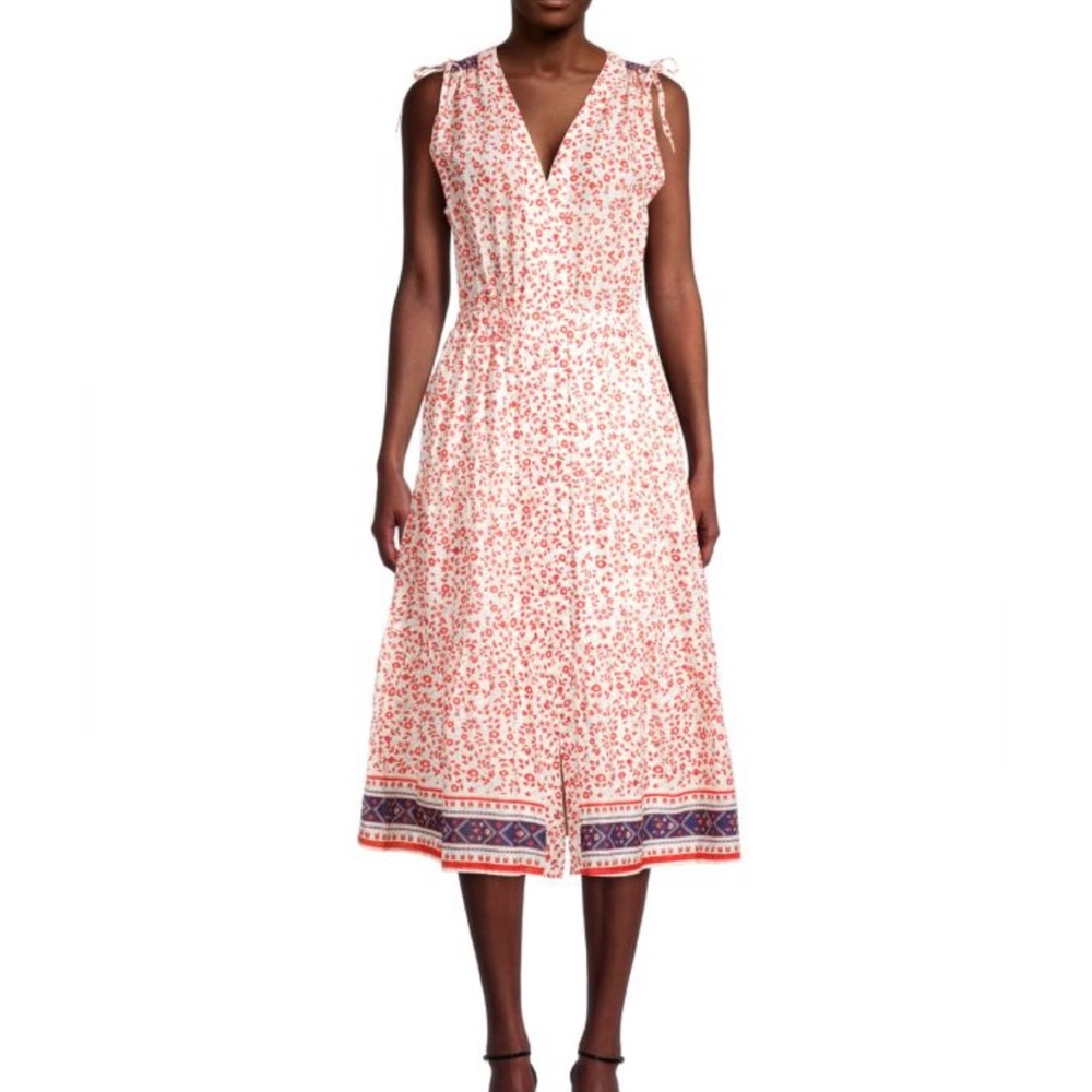 Trovata Birds of Paradise size XS Rae A-Line Midi Dress